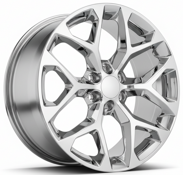 FFW F01 - 22x9 +24 | 6x139.7 | Chrome OE-Style Wheel