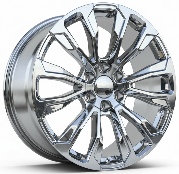 FFW F07 - 22x9 +28 | 6x139.7 | Chrome OE-Style Wheel