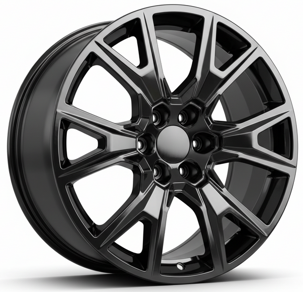 FFW F22 - 22x9 +28 | 6x139.7 | Gloss Black OE-Style Wheel