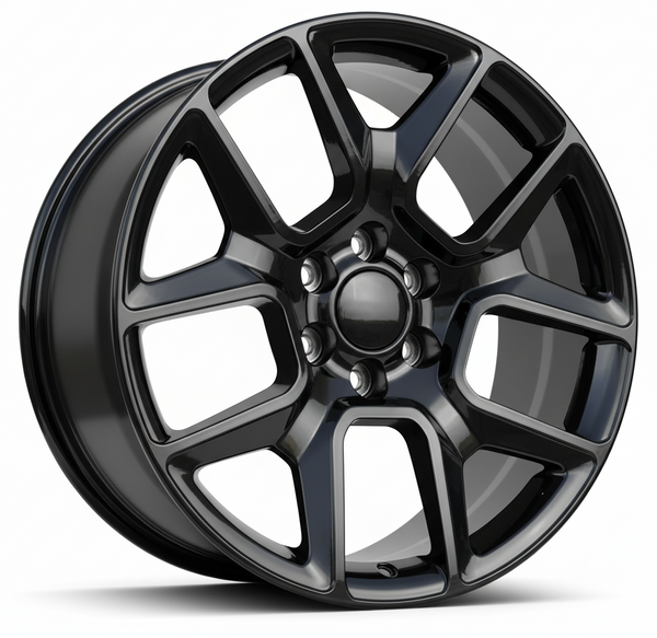 FFW F23 22x9 Gloss Black Replica Wheel for Silverado & Sierra 1500