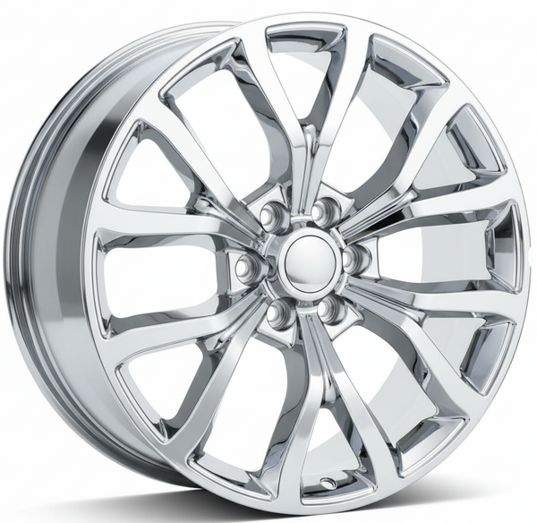 FFW F25 – 22x9.5 +40 | 6x135 | Chrome OE-Style Wheel