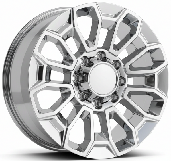 FFW F40 – 22x9 +24 | 8x180 | Chrome OE-Style Wheel