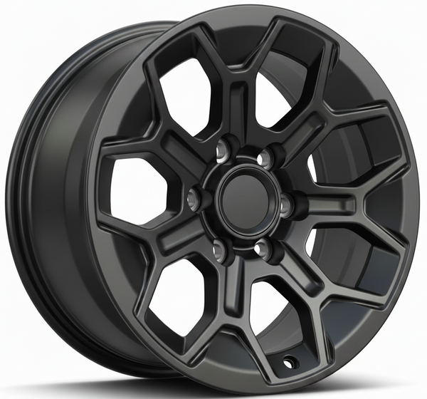 FFW F08 – 17x8 +5 | 6x139.7 (6x5.5) | Black OE-Style Wheel