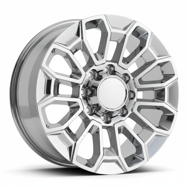 FFW F40 – 22x9 +24 | 8x180 | Chrome OE-Style Wheel
