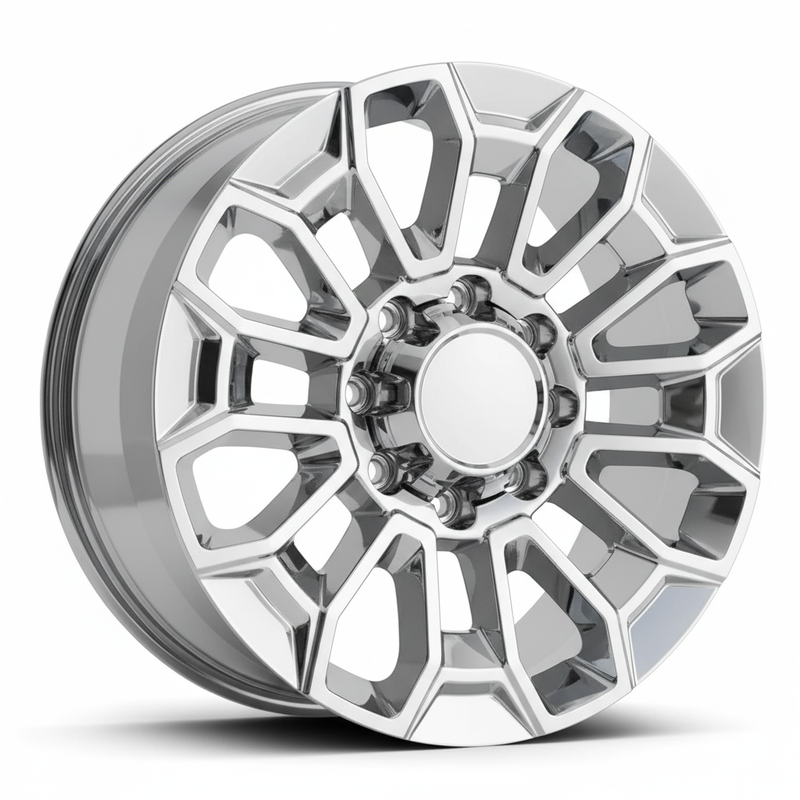 FFW F40 – 22x9 +24 | 8x180 | Chrome OE-Style Wheel
