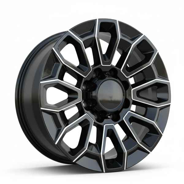 FFW F40 – 22x9 +24 | 8x180 | Gloss Black Milled OE-Style Wheel