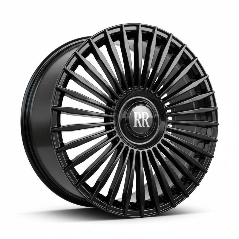 FFW F72 - 22x9.5 +40 | 5x120 | Gloss Black OE-Style Wheel | Floating Center Cap