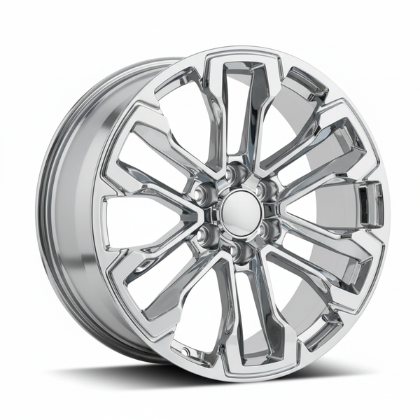 FFW F102 - 22x9 +24 | 6x139.7 | Chrome OE-Style Wheel