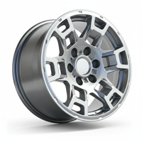 Silver wheel three-quarter view